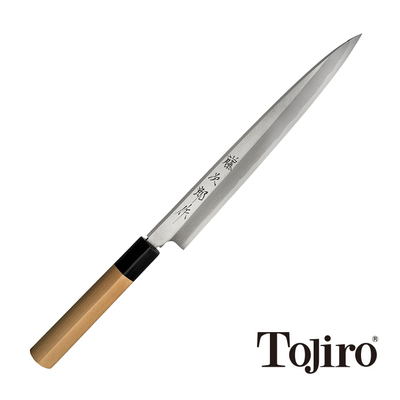 Aogami - Japoński, ręcznie kuty nóż Yanagi Sashimi, 30 cm, Tojiro