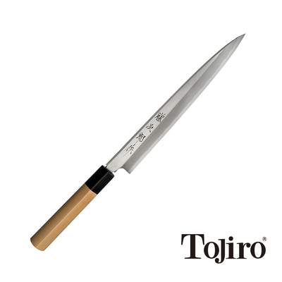 Aogami - Japoński, ręcznie kuty nóż Yanagi Sashimi, 27 cm, Tojiro