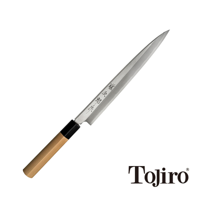 Aogami - Japoński, ręcznie kuty nóż Yanagi Sashimi, 24 cm, Tojiro