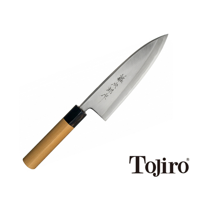 Aogami - Japoński, ręcznie kuty nóż Deba, 16,5 cm, Tojiro