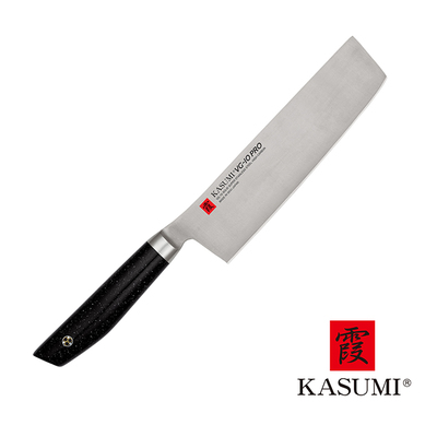 VG-10 PRO - Koneserski, japoński nóż do warzyw, Nakiri 17 cm, Kasumi