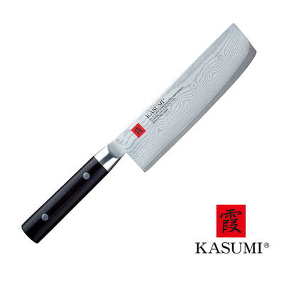 Damascus - Japoński, 32-warstwowy nóż do warzyw, Nakiri 17 cm, Kasumi