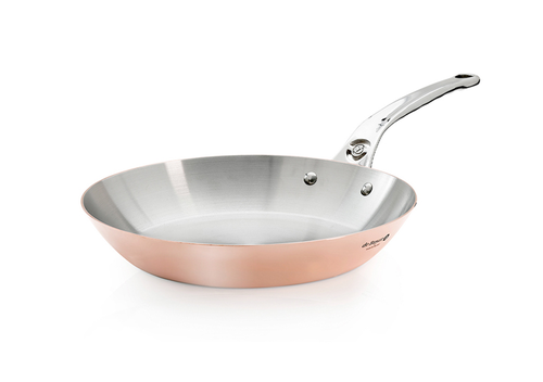 Inocuivre - Miedziana patelnia ze stalowym uchwytem, Ø 28 cm, De Buyer