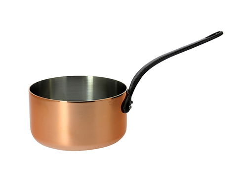 Inocuivre First Classe - Miedziany rondel z żeliwnym uchwytem 2,5 litra, Ø 18 cm, De Buyer