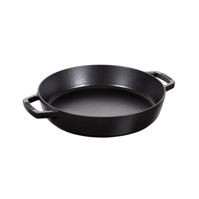 Black - Żeliwna, głęboka patelnia do smażenia, pieczenia i serwowania, Ø 26 cm, Staub