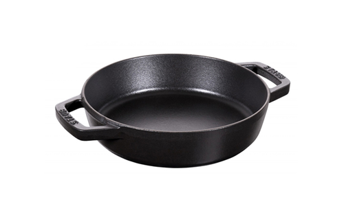 Black - Żeliwna, głęboka patelnia do smażenia, pieczenia i serwowania, Ø 20 cm, Staub