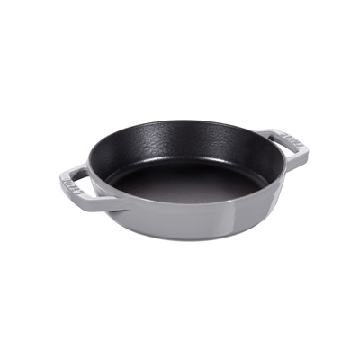 Graphite Grey - Żeliwna, głęboka patelnia do smażenia i serwowania, Ø 20 cm, Staub
