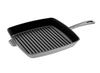 Graphite Grey - Żeliwna patelnia American grill; nieprzywierająca glazura, 30 x 30 cm, Staub
