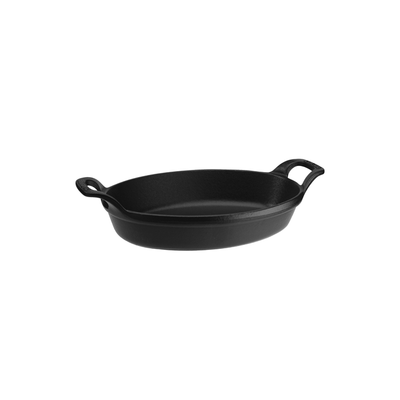 Black - Żeliwna nieprzywierająca patelnia do zapiekania i serwowania, 21 cm, Staub