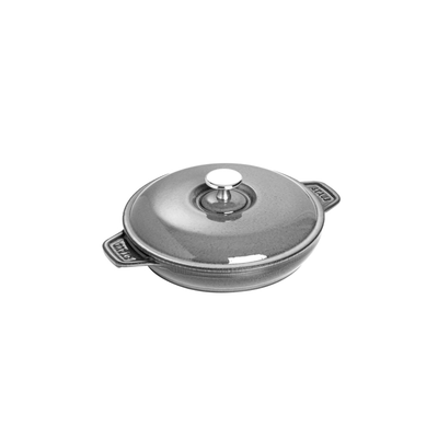 Graphite Grey - Żeliwna patelnia do smażenia, pieczenia i serwowania, Ø 20 cm, Staub