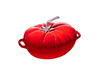 Cherry - Żeliwne naczynie z porcelanową glazurą; Pomidor, 2,5 l, 25 cm, Staub