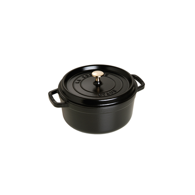 Black - Żeliwny garnek; nieprzywierająca powłoka, 1,2 l, Ø 16 cm, Staub