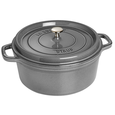 Graphite Grey - Żeliwny garnek z powłoką nieprzywierającą, 12,6 l, Ø 34 cm, Staub