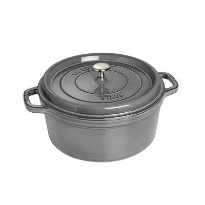 Graphite Grey - Żeliwny garnek z powłoką nieprzywierającą, 5,2 l, Ø 26 cm, Staub