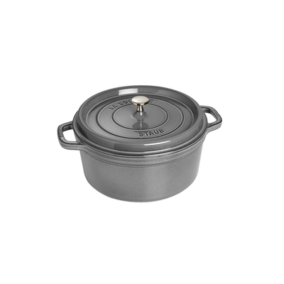 Graphite Grey - Żeliwny garnek z powłoką nieprzywierającą, 2,2 l, Ø 20 cm, Staub