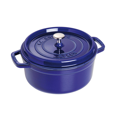 Dark Blue - Garnek z żeliwa z nieprzywierającą glazurą, 3,8 l, Ø