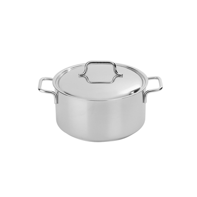 Apollo - Garnek ze stali Silvinox, 4 litry, Ø 22 cm, Demeyere