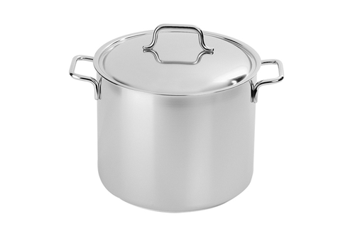 Apollo - Wysoki garnek ze stali Silvinox, 8 litrów, Ø 24 cm, Demeyere