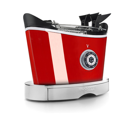 Czerwony automatyczny toster Volo ze 140 kryształami Swarovskiego, Bugatti