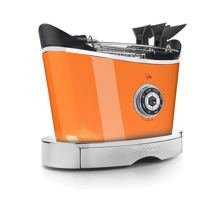 Pomarańczowy automatyczny toster Volo ze 140 kryształami Swarovskiego, Bugatti