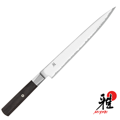 4000 FC - Japoński, kuty nóż do sushi i sashimi, Sujihiki, 24 cm, Miyabi