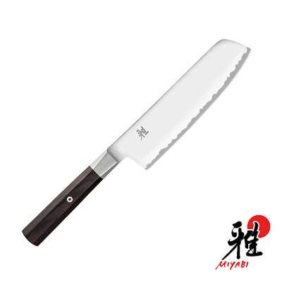 4000 FC - Japoński, kuty nóż do krojenia i szatkowania, Nakiri, 17 cm, Miyabi