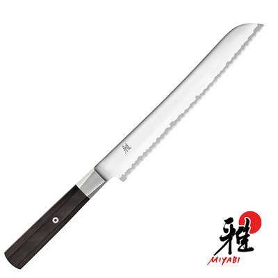 4000 FC - Japoński, kuty, ząbkowany nóż do pieczywa, 23 cm, Miyabi