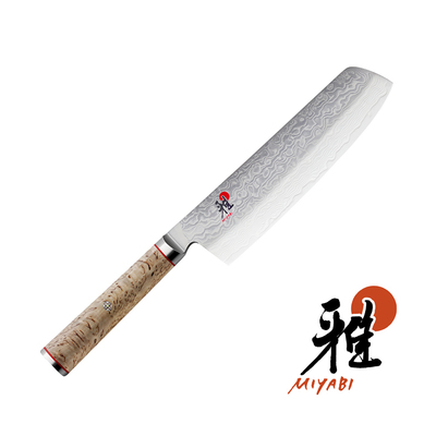 5000 MCD - 100-warstwowy, mistrzowski damasceński nóż Nakiri, 17 cm, Miyabi