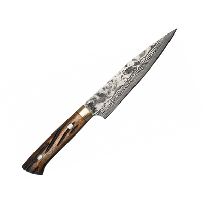 YBB - Mistrzowski, 61-warstwowy nóż uniwersalny 15 cm, stal VG-10, Takeshi Saji