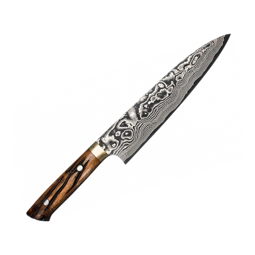 YBB - Mistrzowski, 61-warstwowy nóż kucharza 18 cm, stal VG-10, Takeshi Saji