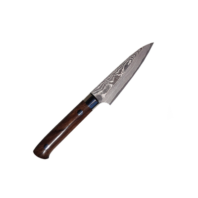 IW - Ręcznie kuty 61-warstwowy, mistrzowski nóż do warzyw 9 cm, stal VG-10, Takeshi Saji