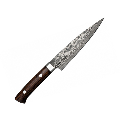 IW - Ręcznie kuty 61-warstwowy, mistrzowski nóż uniwersalny 15 cm, stal VG-10, Takeshi Saji
