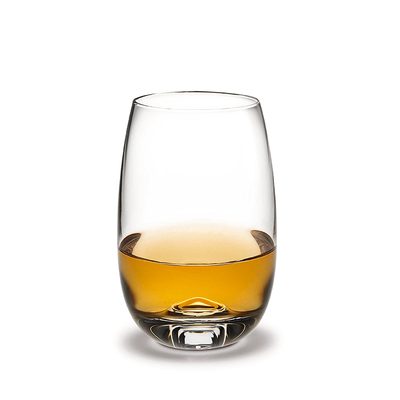 Fontaine - 4 subtelne, wysokie szklanki do whisky i bourbona, dmuchane szkło, 43 cl, Holmegaard