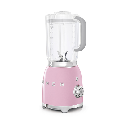 50's Light Pink - Luksusowy blender z funkcjami smoothie, pulse i kruszeniem lodu, SMEG