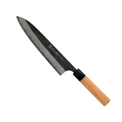 Kurouchi Aogami Super - Tradycyjny, ręcznie kuty nóż szefa kuchni Gyutoh 21 cm, Yoshimi Kato