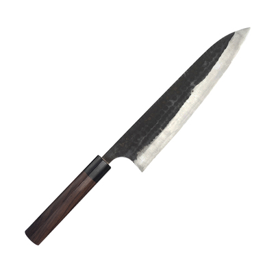 Aogami 2 - Mistrzowski, ręcznie kuty długi nóż szefa kuchni 24 cm, Katsushige Anryu