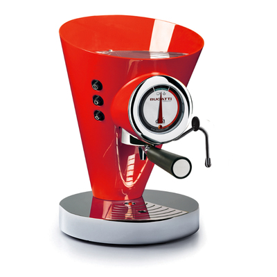 Czerwony ciśnieniowy ekspres do kawy Diva Evolution, Bugatti