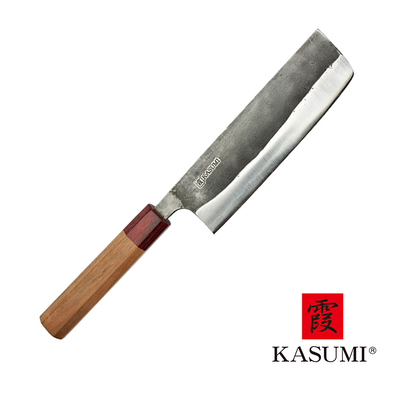 Black Hammer 2 - Mistrzowski, ręcznie kuty tradycyjny nóż Nakiri, 16,5 cm, Kasumi
