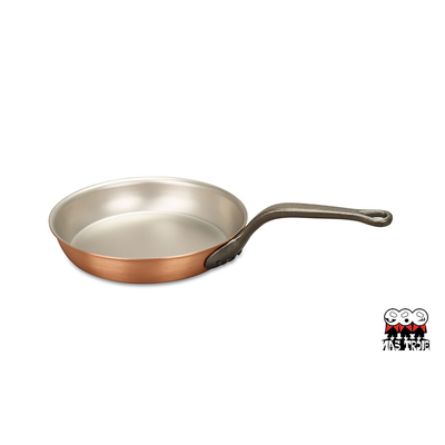 Classic - Ręcznie tworzona miedziana patelnia z żeliwnym uchwytem, Ø 24 cm, Falk
