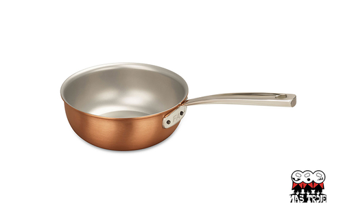 Signature - Miedziana patelnia sauté, ręczna produkcja, Ø 18 cm, Falk