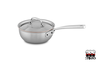 Copper Core - Stalowo-miedziana ręcznie tworzona patelnia sauté z pokrywką, Ø 18 cm, Falk