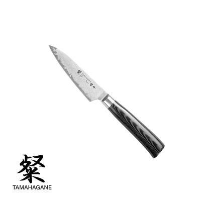 Tamahagane Kyoto San - Japoński 63-warstwowy nóż do obierania warzyw, 9 cm, Kataoka