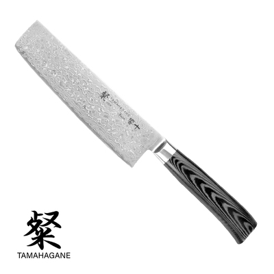 Tamahagane Kyoto San - Japoński 63-warstwowy nóż Nakiri, 18 cm, Kataoka