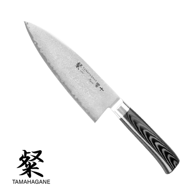 Tamahagane Kyoto San - Japoński 63-warstwowy nóż Deba, 17 cm, Kataoka