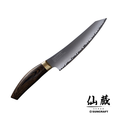 Elegancia - Mistrzowski nóż uniwersalny Shotoh, stal proszkowa SG2, 15 cm, Suncraft