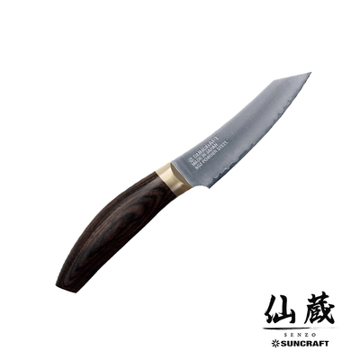 Elegancia - Mistrzowski nóż do obierania warzyw, stal proszkowa SG2, 10 cm, Suncraft