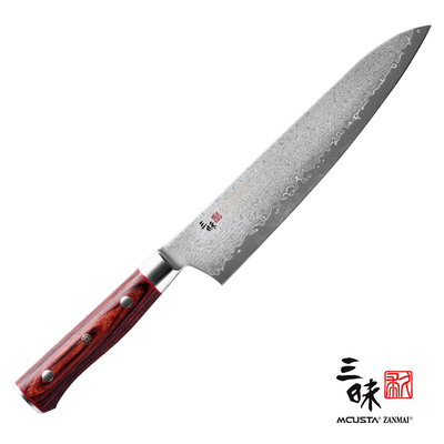 Classic Pro Flame - 33-warstwowy japoński nóż kucharza Gyutoh, 21 cm, Mcusta Zanmai