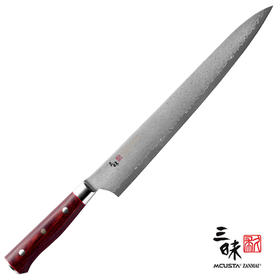 Classic Pro Flame - 33-warstwowy japoński nóż do sushi Sujihiki, 27 cm, Mcusta Zanmai