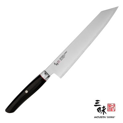 Revolution - Japoński nóż do mięs i warzyw Kiritsuke, stal proszkowa SPG2, 23 cm, Mcusta Zanmai