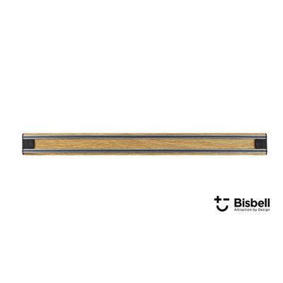 Drewniana, magnetyczna listwa na noże, Bisichef 50 cm, dąb, Bisbell